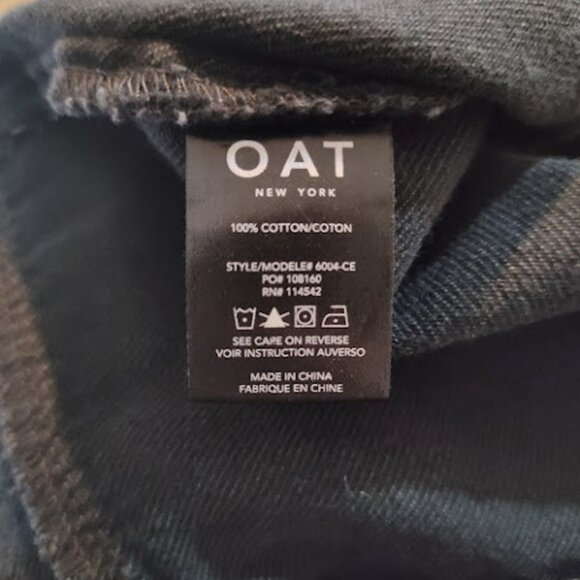 OAT New York Black Denim Cropped Slit Hem Wide Leg Adjustable Jumper Romper 12 - Picture 15 of 16